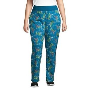 NWT Lands End Everyday Active UPF 50 Straight Leg Pants Size L/P